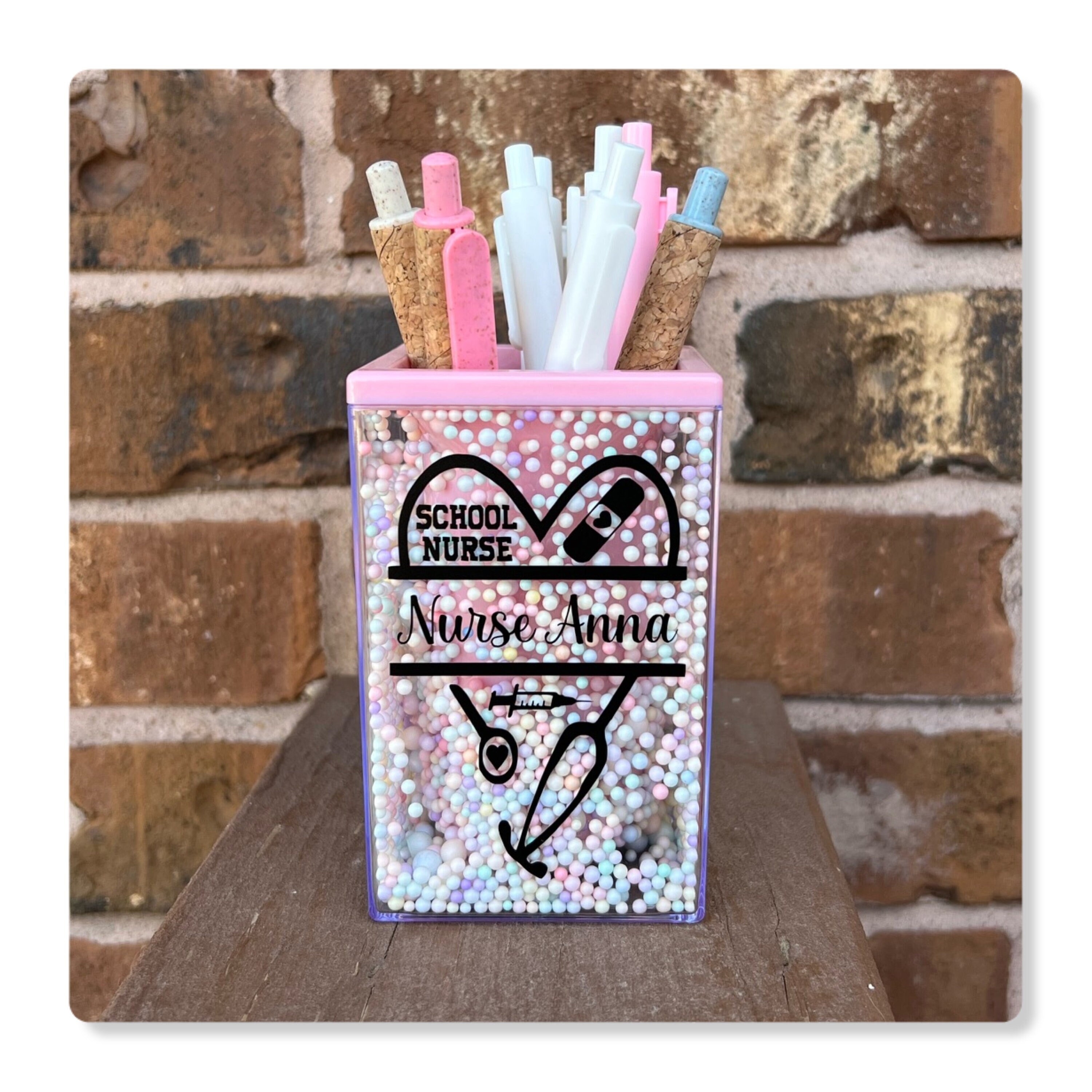 School Nurse Pen Holder School Nurse Appreciation Week Gift