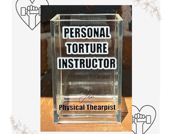 Physical Therapist Gift, Funny PT Gift, PT Desk Pen Holder, PTA, Gift for Therapist