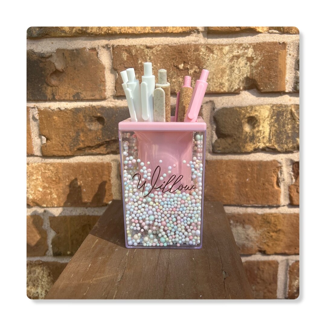 Personalized Pen Holder Pencil Holder Name Pen Holder Etsy
