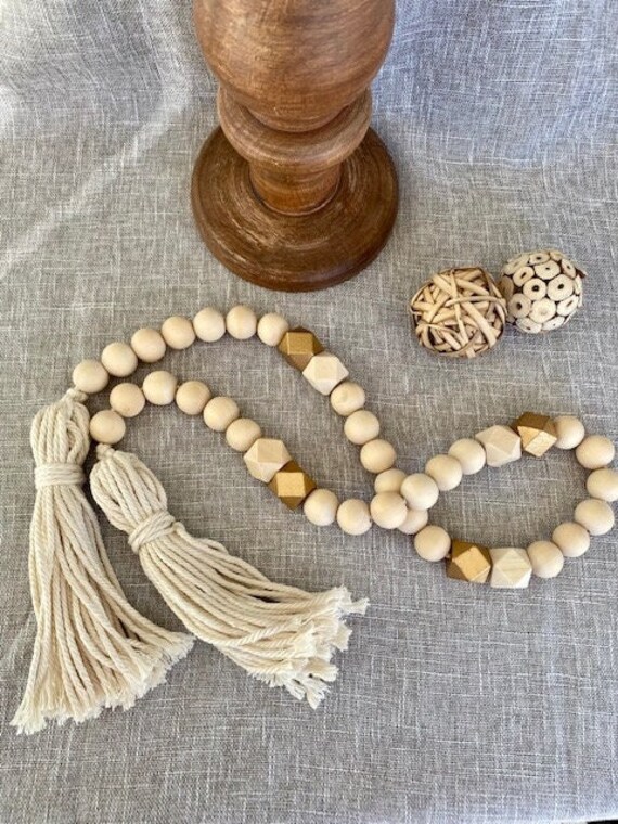 Wood Bead Garland Gold And Natural Canada - Wood Bead Garland Decor Ideas Wood Bead Garland Gold And Natural Canada - Wood Bead Garland Decor Ideas