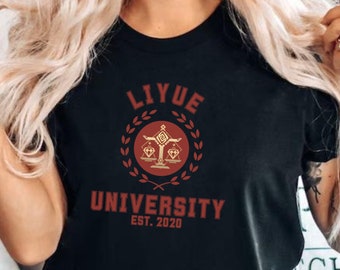 Camisa Liyue Genshin Impact, jogos, cidade Genshin Impact, cidade Liyue Genshin Impact, camiseta para jogos on-line, presente para jogadores, camiseta Liyue
