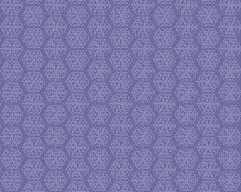 Nudos celtas sobre lavanda oscura - Lewis & Irene - Por 1/2 metro - Colección Celtic Dreams - 100 % algodón - Tejido para acolchado