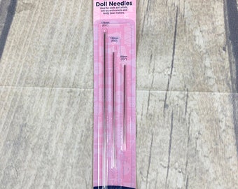 Hemline Doll Needles - Long Needles - Waldorf Doll Needles