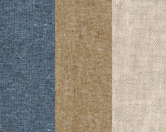 Essex Yarn Dye - Robert Kaufman - Linen Blend Fabric - Marl Linen - Cotton Linen Blend - Price per half metre