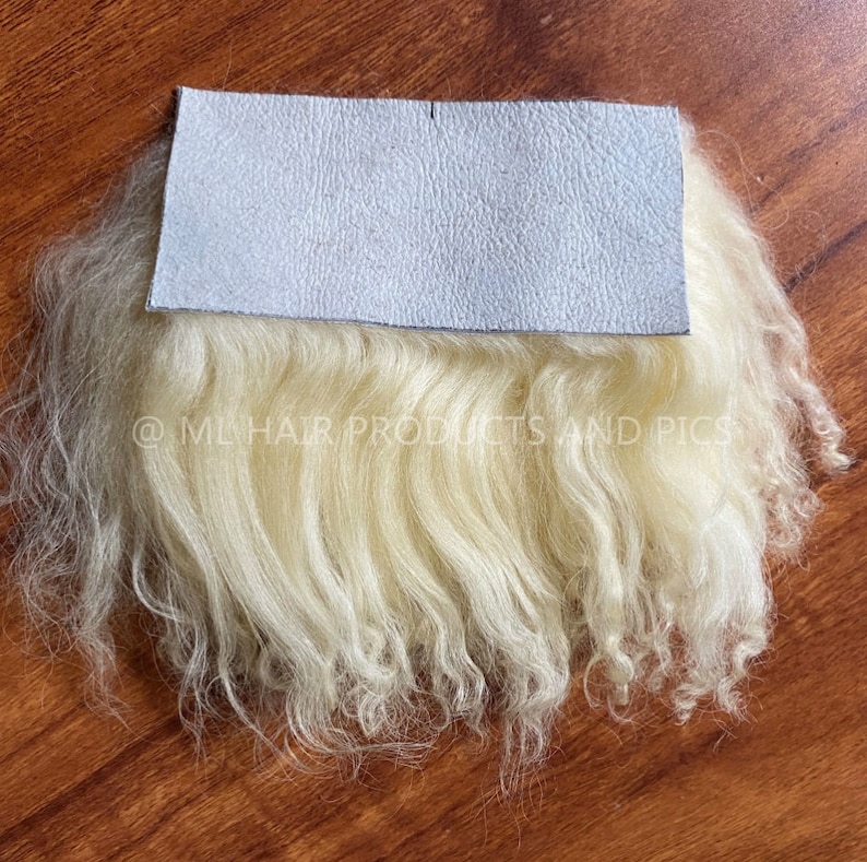 Tibetan Lamb Mohair - Mongolian Wool Sheepskin - Tibetan Lambskin - Doll Hair - Reroot - Doll Wigs - Waldorf Doll - BJD - Blythe Dolls image 1