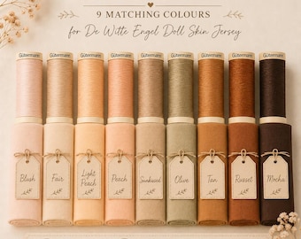 Gütermann Naht Passende Puppenhaut - De Witte Engel - Waldorf Puppenhaut - Gutermann Sew All Thread - Nähgarn