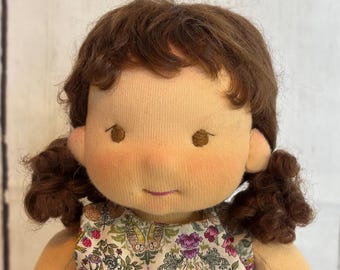 Parrucca in mohair - Testa da 8-9" - Bambola da 10/12" - Parrucca per bambola Waldorf - Capelli per bambola in mohair - Parrucca per bambola Blythe - Capelli per bambola Waldorf - Bambola BJD