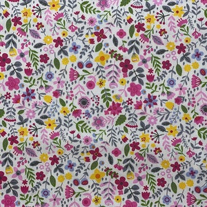 Rose & Hubble - Floral Print Cotton Poplin - Cotton Fabric - Poplin - Per Half Metre