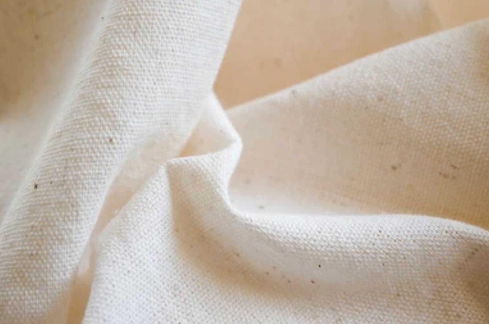Calico - Natural Calico Fabric by the 1/2 Metre -oeko-tex 100 - 100% ...