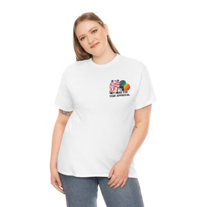 Queer and disabled plus size t-shirt, hidden disabilities t-shirt, queer slogan t-shirt, LGBTQ pride, disabled pride tee, invisible illness