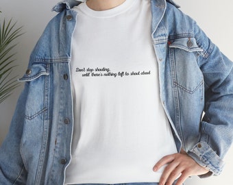Camiseta de algodón con eslogan feminista, camiseta de activismo femenino, top con eslogan de igualdad de derechos, camiseta feminista de talla grande, ideas de regalos feministas, poder femenino