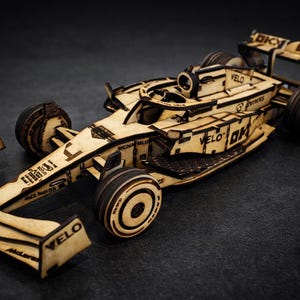 F1 Racing Car Wooden Model Kit – Build your own F1 car