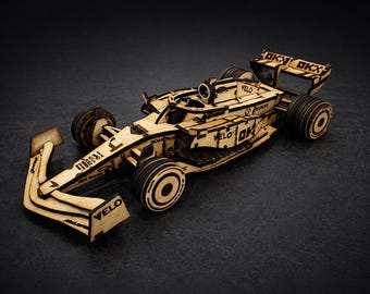 F1 Racing Car Wooden Model Kit – Build your own F1 car