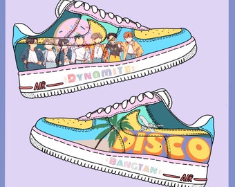 BTS dynamite Custom Kpop Air Force 1 