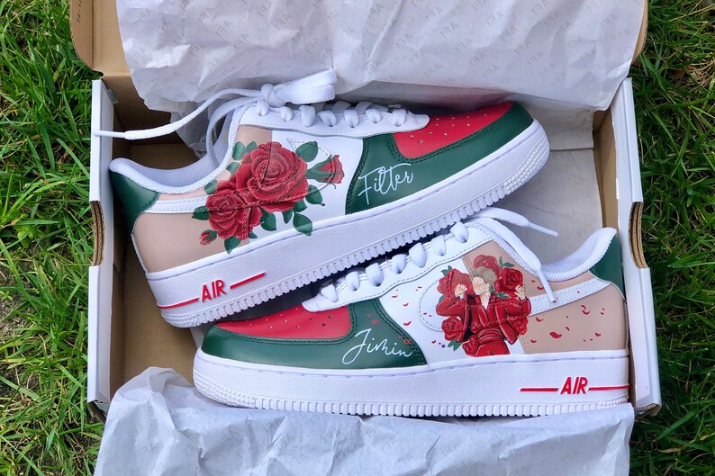 bts custom nike shoes