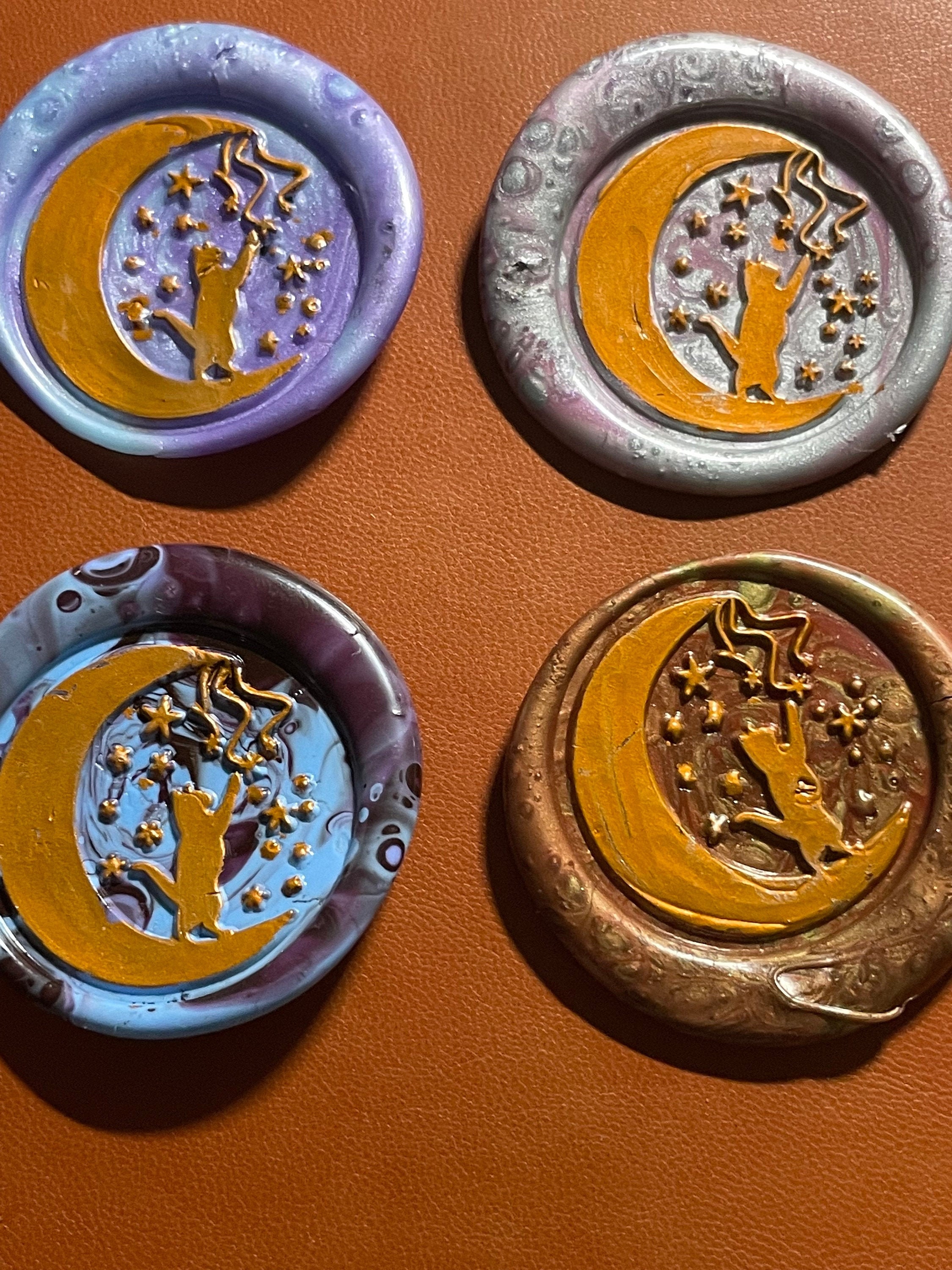 Wax Seal Sticker Pack 4 Etsy