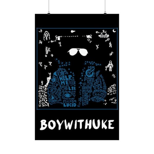 BOYWITHUKE Tour Carteles verticales mate premium