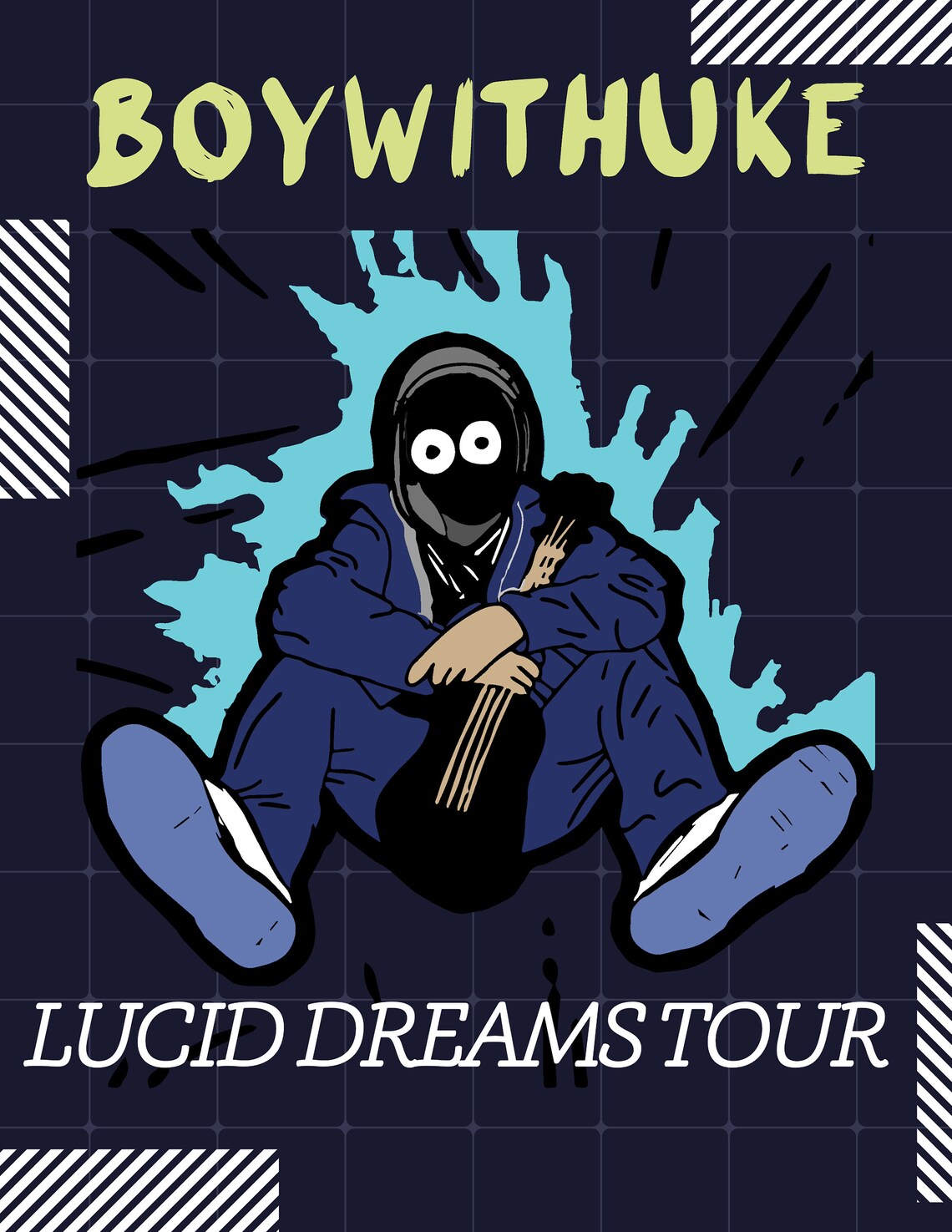 Mini BOYWITHUKE Lucid Dreams Tour Poster 8 X 11 Digital Download Etsy