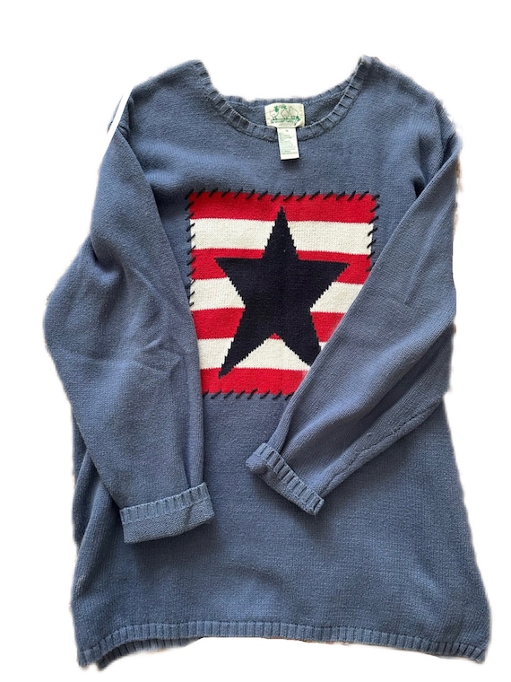 The Quacker Factory Independence Day Sweater