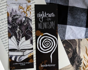 Bookmark "dragon rider" dragons, books, booklover, coffee