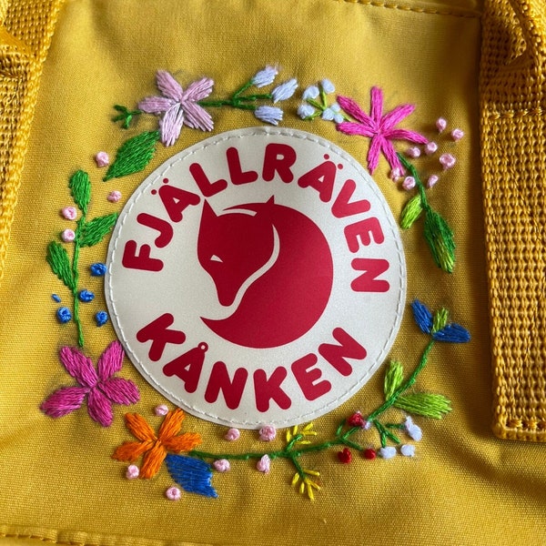 Custom Embroidery on Fjallraven Kanken