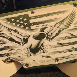 XCS Ready File- RFID Wallet Engraving- Duck Flag