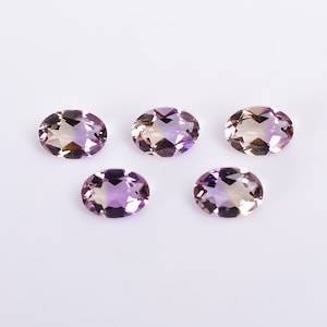 Natural Ametrine Brilliant Cut Gemstone, Natural Ametrine Faceted Gemstone, Oval Brilliant Cut, Healing Crystals Jewelry Size 7.0X5.0X3.0 mm