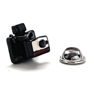 Photographer Gift Camera Pin Photography Black White Enamel Pin Polaroid Camera Lapel Pin Vintage Camera Retro Camera Jacket Pin