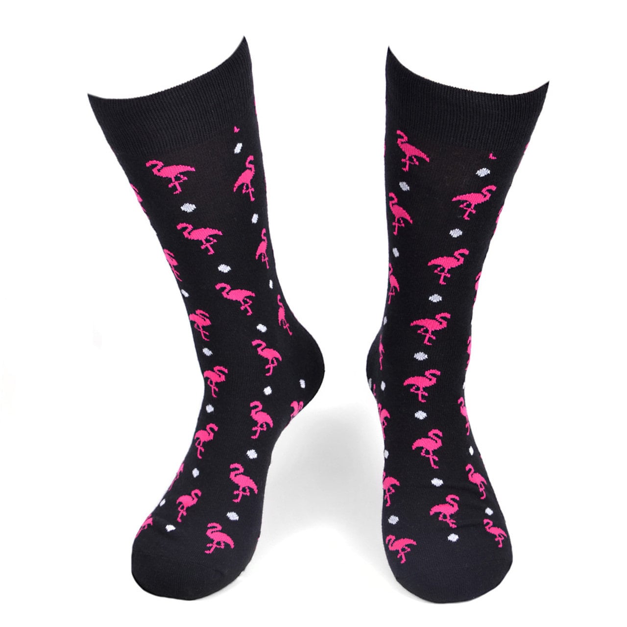 Fun Men's Flamingos Novelty Socks Black With - Etsy