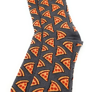 Pizza Socks, Pepperoni Pizza Socks, Funny Socks, Cool Socks, Fun Socks, Crazy  Socks, Funky Socks, Colorful