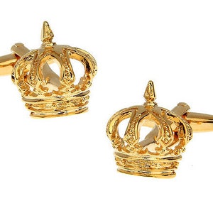 Royal Crown Cufflinks Royal Westminster Gold Crowns Cuff Links The Royal Family Crest