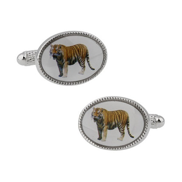 Tiger Cufflinks Etsy