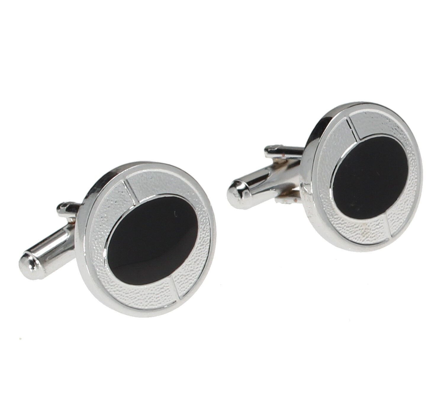 Classic Oval Cuff Links in Silver