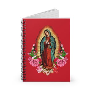Catholic Art Print Cute Notebook Virgin Mary Art Notebook With 