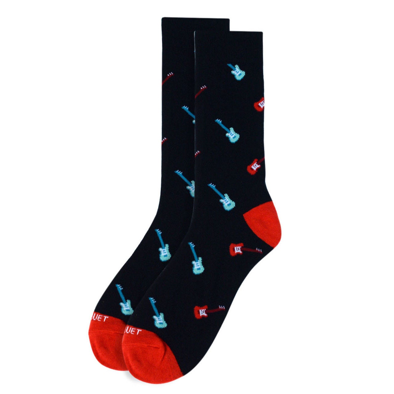 Guitars Socks Funny Mens Socks Great Gift for Rock Band Musician