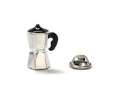 Coffee Pot Lapel pin Columbian Coffee Enamel Pin 3D Design Highly Detailed Coffee Lovers Dream