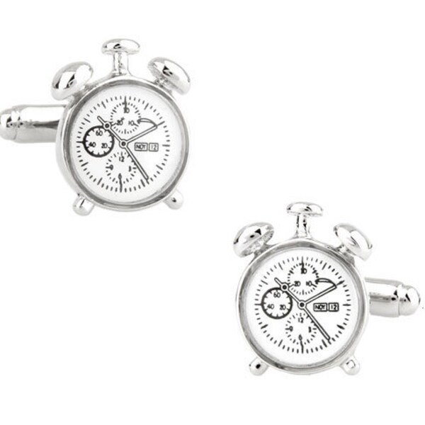 Clock Cufflinks Etsy