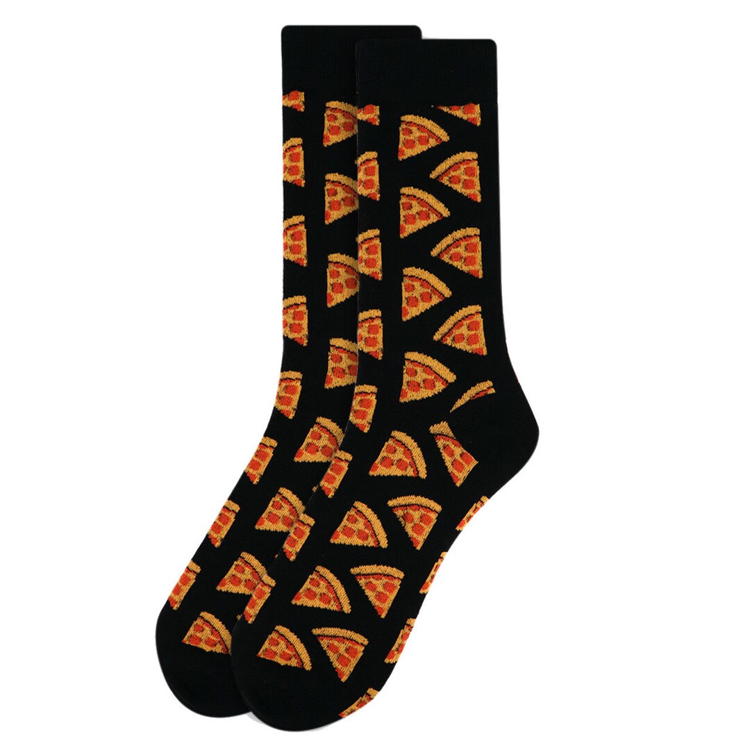 Pepperoni Pizza Novelty Sock Funny Socks Pizza Lover Gifts Cool Socks
