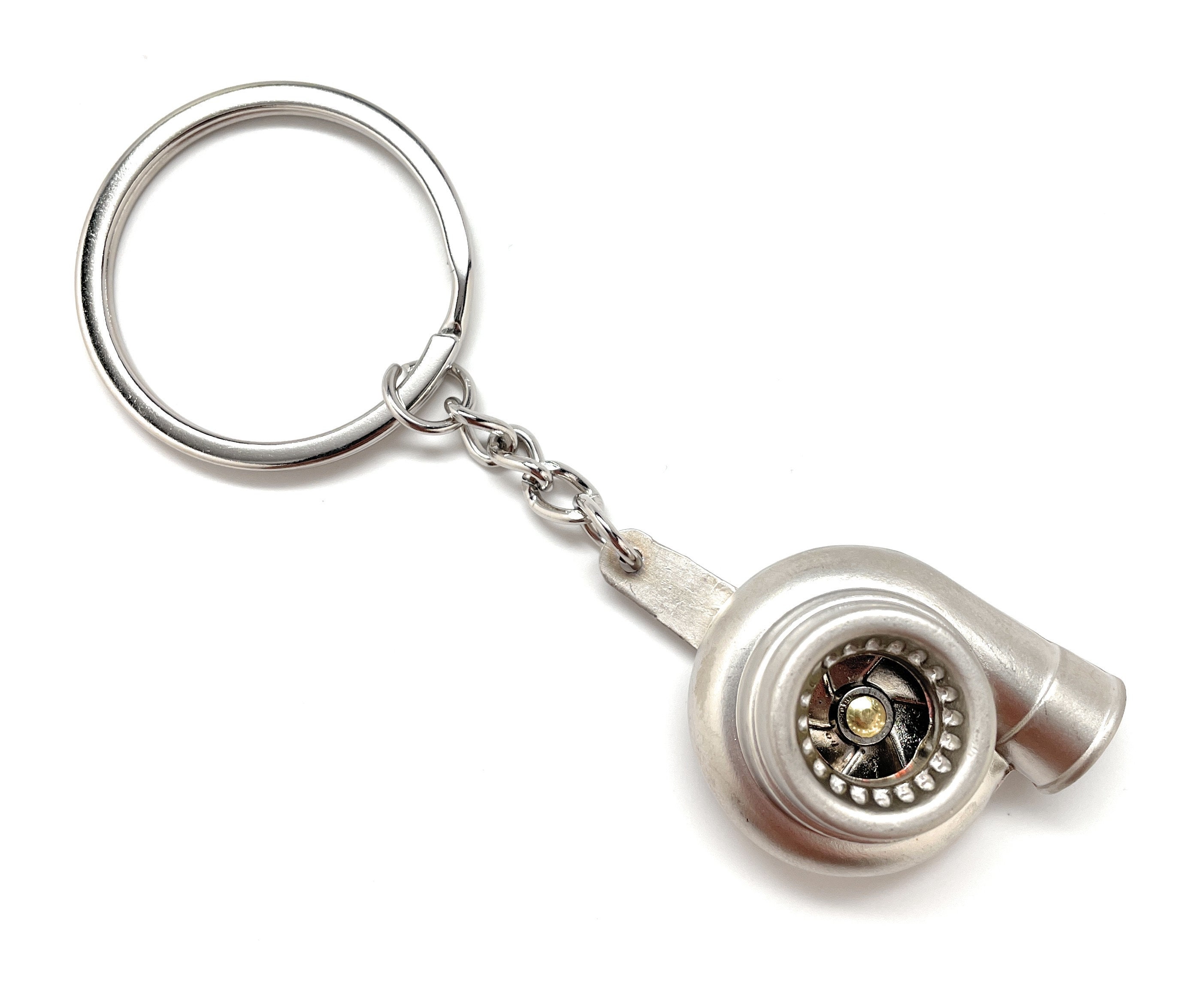 Mini Turbo Turbocharger Keychain Spinning Turbine Key Chain Ring Keyring  Keyfob Car Interior Accessories From Dhgateomg, $9.95