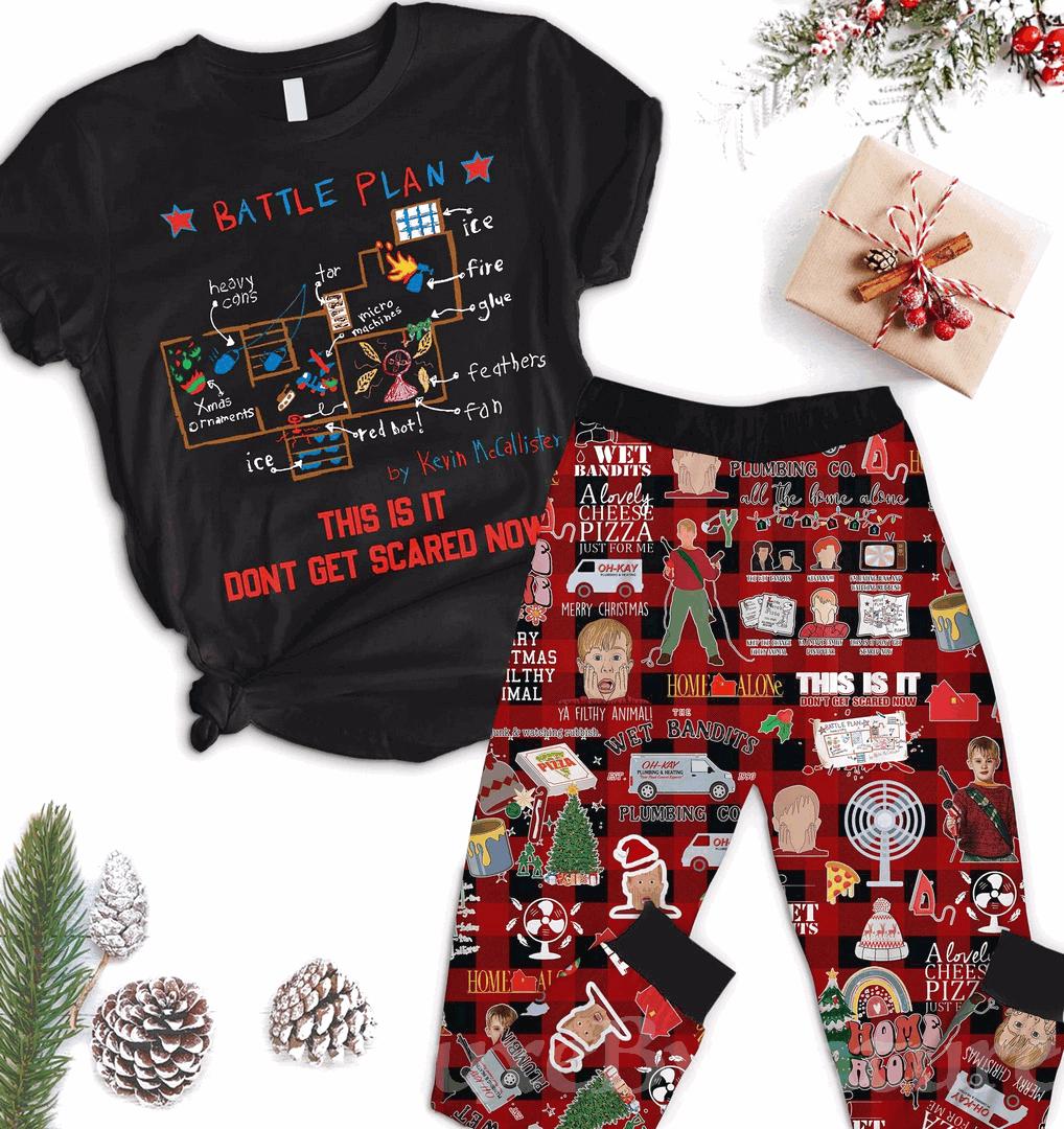 Home Alone Pajama Set Christmas Movie Pjs Featuring Kevin Mccallister. Etsy Canada