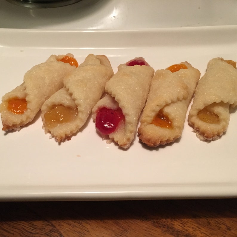 Sugar Cream Cheese Kolache Kolachi Kiffles Hungarian Slovakia Etsy