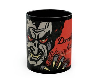 Dracula Halála 1921 Exclusive Black Mug 11oz - Cinematic Nostalgia Meets Modern Elegance