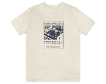 Nosferatu Vintage Advert T-Shirt: Classic Vampire Horror Film Tee