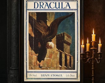 Dracula 1925 Art Deco Poster — Bram Stoker Cover Art