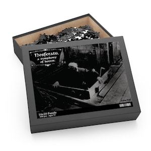 Count Orlok Emerges from the Hatch Puzzle Nosferatu 1922 Collectible 500-Piece Dracula's Legacy Series Gothic Horror Puzzle