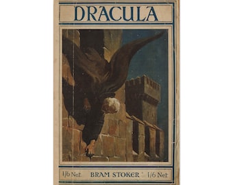 Rare 1925 Color Cover Edition Dracula Poster