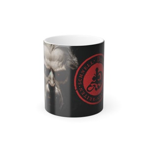 Mug magique changeant de couleur The Book of Dracula Count Dracula The Face of Evil