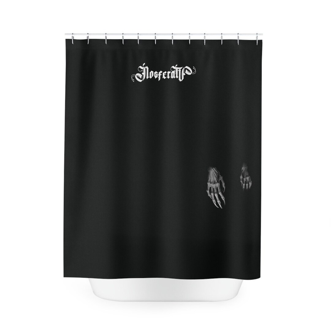 NOSFERATU Polyester Shower Curtain by Dr. Enrique A. Palafox Etsy