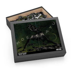 Nosferatu 1922 Albin Grau Green Rats Poster Puzzle 500-Piece Dracula&#39;s Legacy Series Gothic Horror Collectible Puzzle