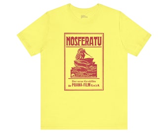 Nosferatu, a Symphony of Horror, German Movie Poster 1922 T-Shirt - Multicolor Vintage Cinema